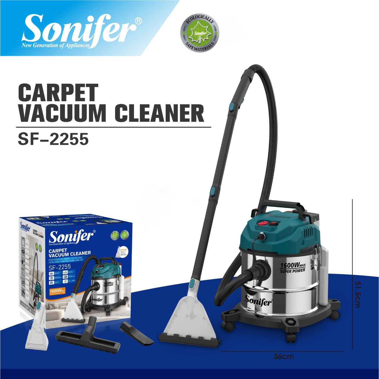 Машина за хемиско и правосмукалка Sonifer SF-2255
