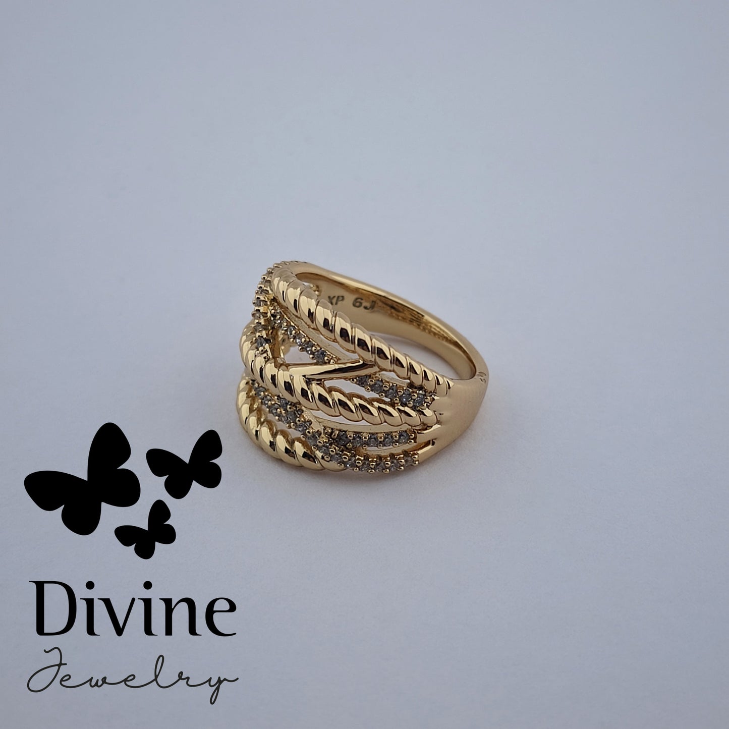Divine Прстен “Golden Symphony”