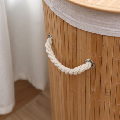 Корпа за алишта со капак Bamboo