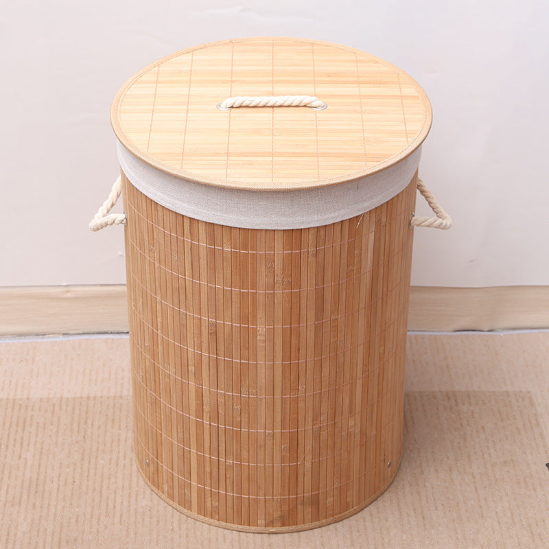 Корпа за алишта со капак Bamboo