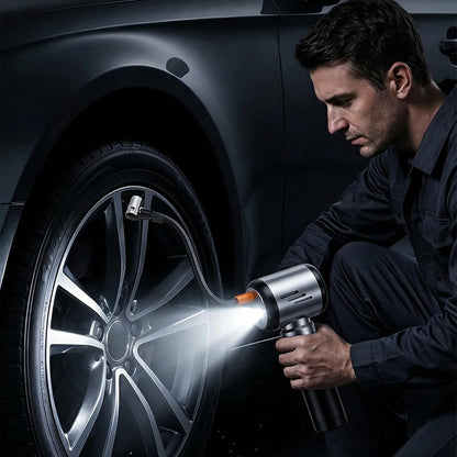 MDHL 4-во-1 Auto Smart Kit – Правосмукалка, компресор, дувалка и фенер