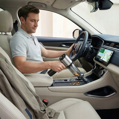 MDHL 4-во-1 Auto Smart Kit – Правосмукалка, компресор, дувалка и фенер