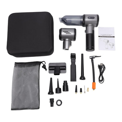 MDHL 4-во-1 Auto Smart Kit – Правосмукалка, компресор, дувалка и фенер