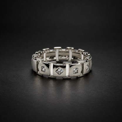 Divine Прстен “Silver Geometry”
