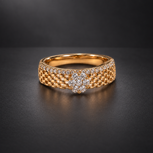 Divine Прстен “Golden Blossom”