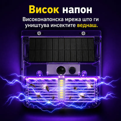 Соларна ѕидна светилка против инсекти