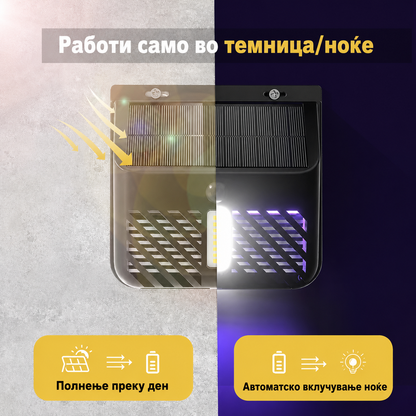 Соларна ѕидна светилка против инсекти
