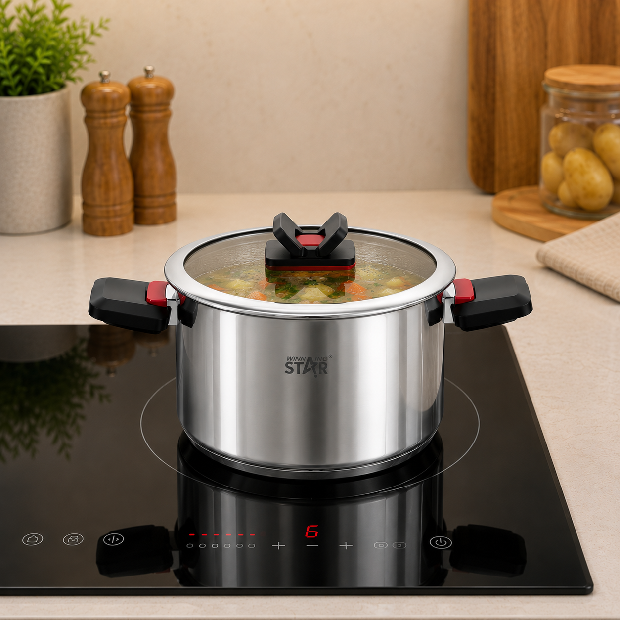Сет лонци за готвење Winning Star ST-5219