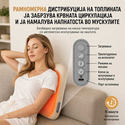 Безжичен масажер перничка MDHL