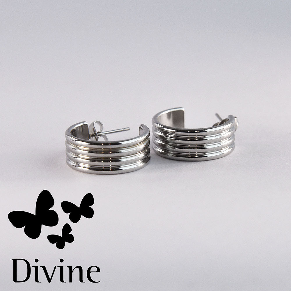 divine obetki timeless hoops