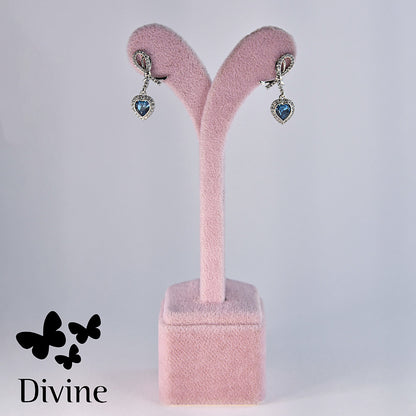 divine obetki hearts & bows elegance
