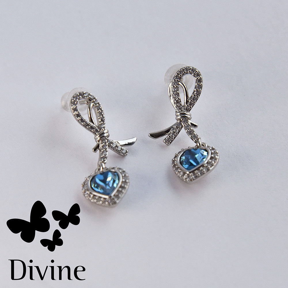 divine obetki hearts & bows elegance