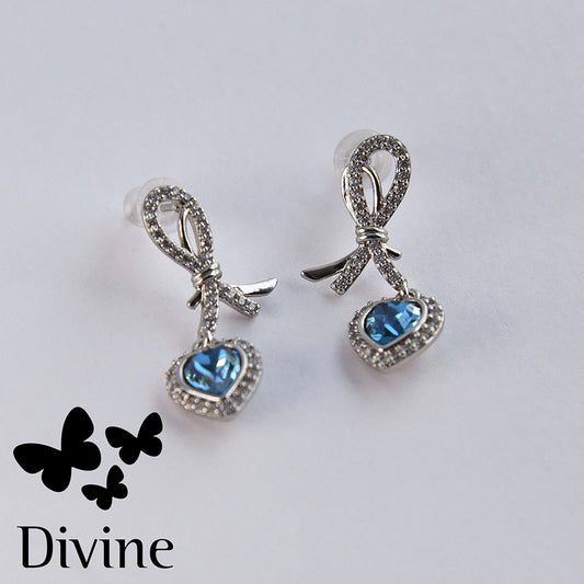 divine obetki hearts & bows elegance