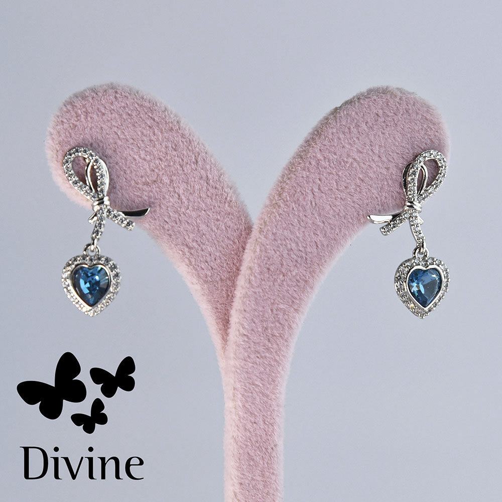 divine obetki hearts & bows elegance
