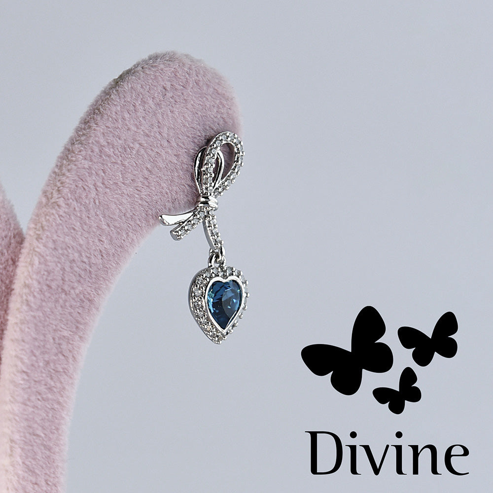 divine obetki hearts & bows elegance