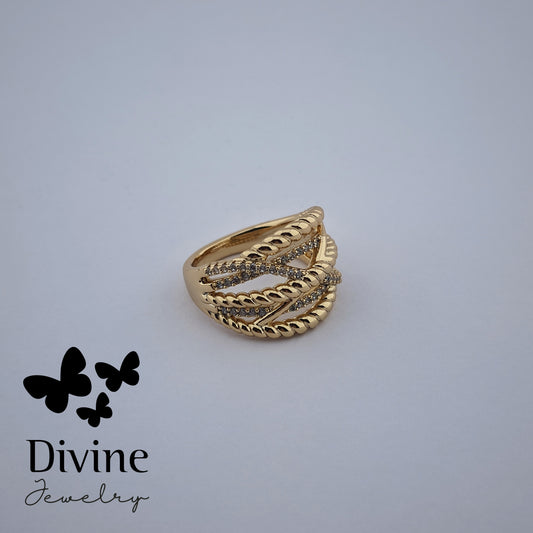 Divine Прстен “Golden Symphony”