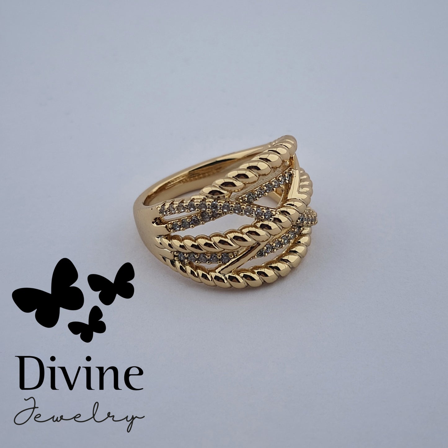 Divine Прстен “Golden Symphony”