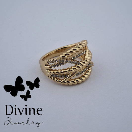 Divine Прстен “Golden Symphony”